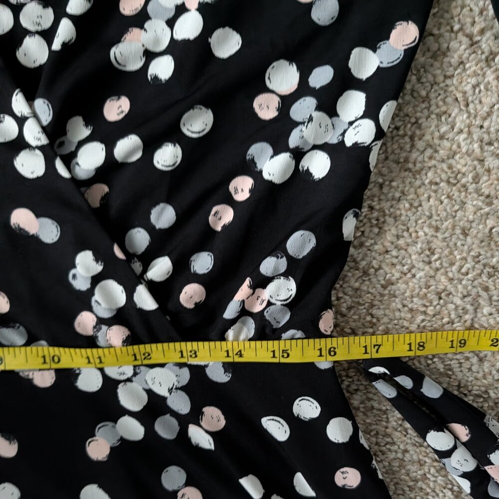 EUC Long Tall Sally Faux Wrap Dress, 12 Tall (US 12) - Picture 6 of 8